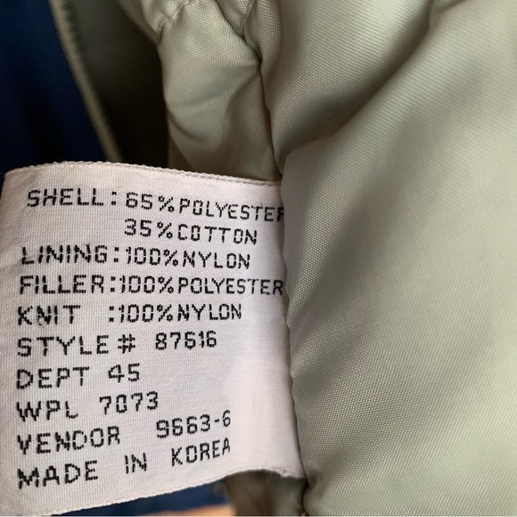 Vintage navy blue grandpa winter coat. Mens Large - Picture 8 of 12